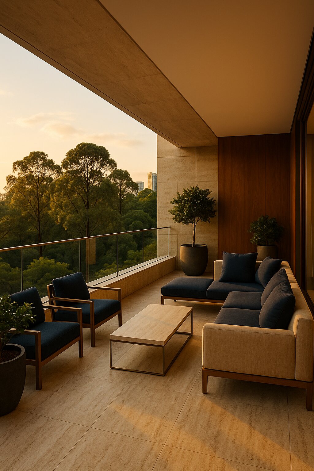 Terraço de luxo Wide Maristta